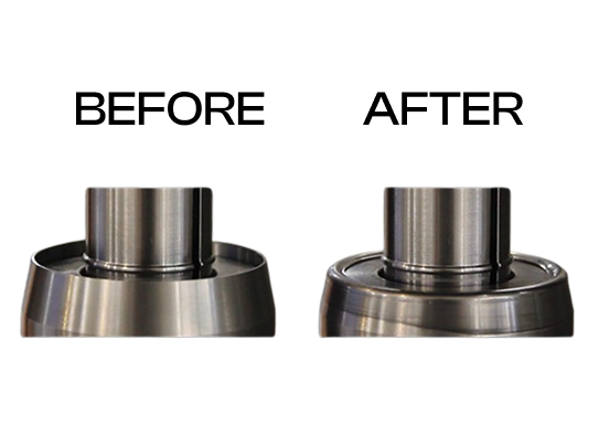 articulating roller forming head